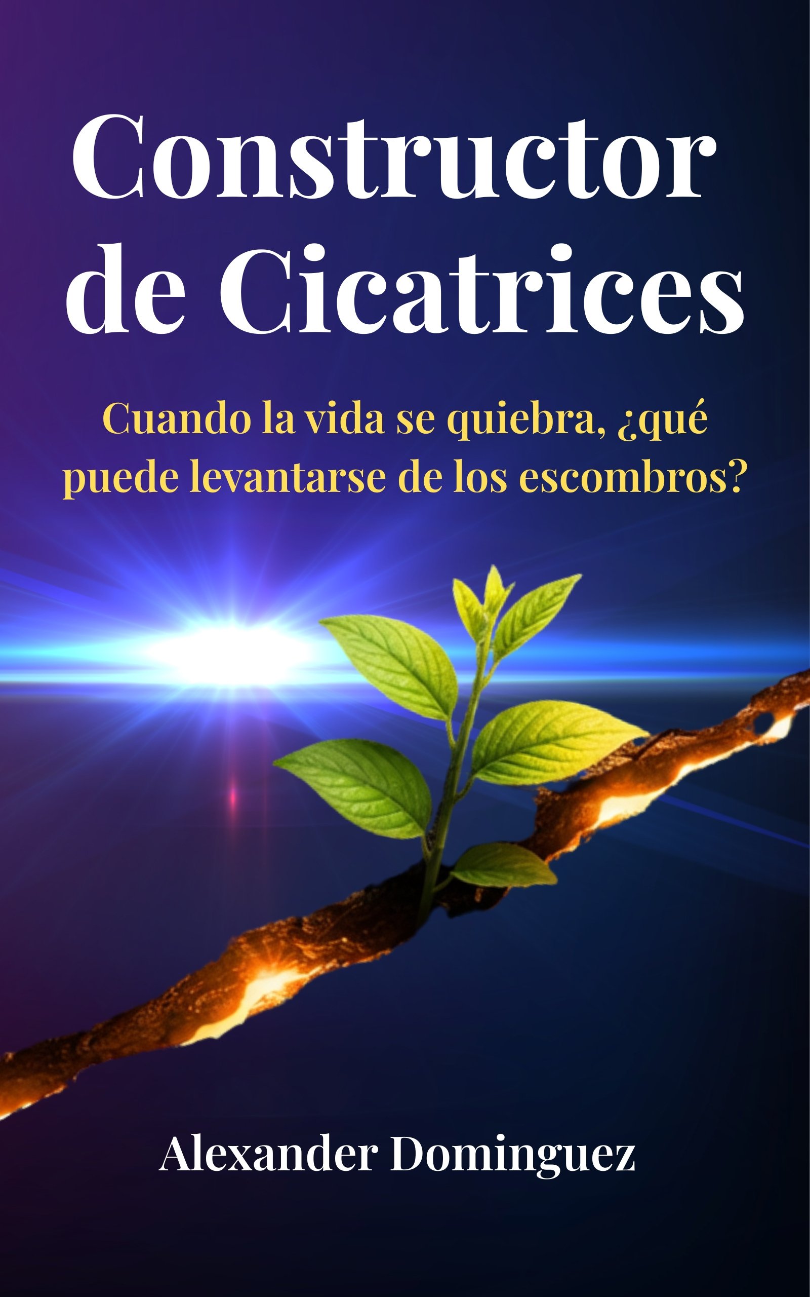 Portada del libro Constructor de Cicatrices por Alexander Dominguez